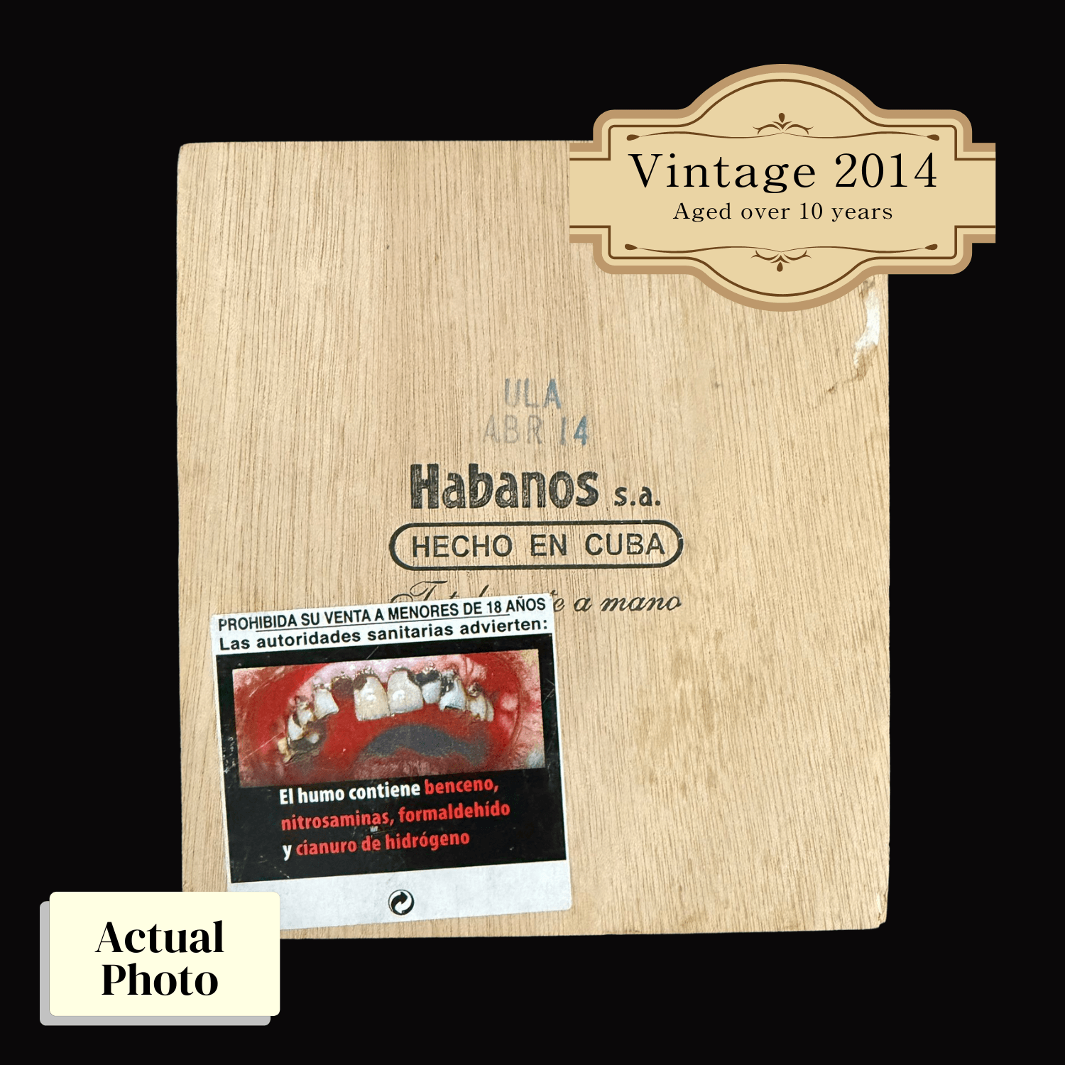 Vintage 2014 | Bolivar Belicosos Finos SLB | Box 25 (Box Code: ULA ABR 14) - HK CohCigars