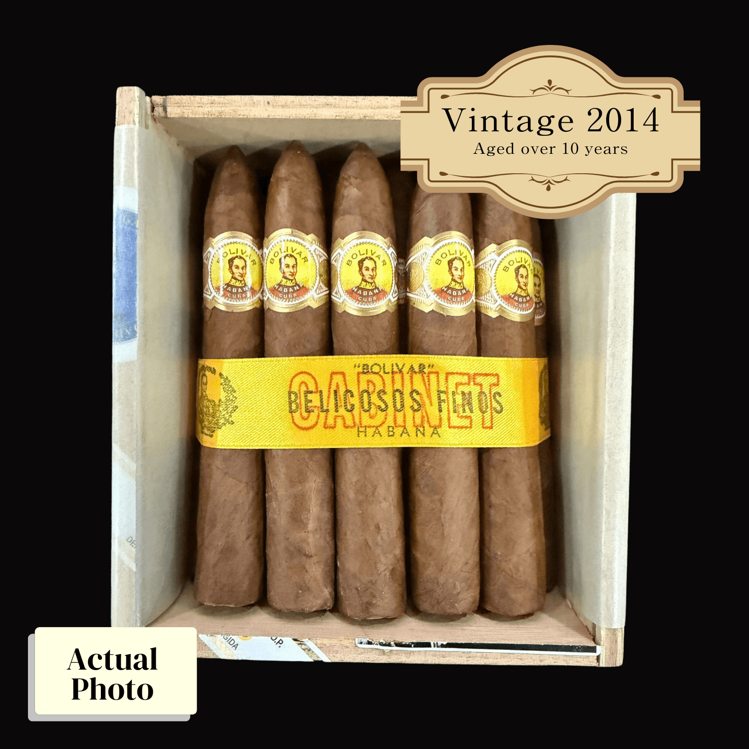 Vintage 2014 | Bolivar Belicosos Finos SLB | Box 25 (Box Code: ULA ABR 14) - HK CohCigars