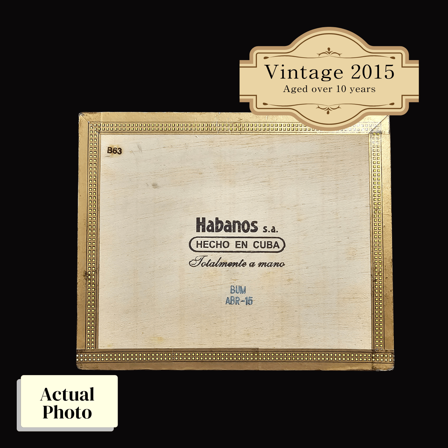 Vintage 2015 | Montecristo No.1 | Box 25 (Box Code: BUM ABR 15)(ref:SN00012389) - HK CohCigars