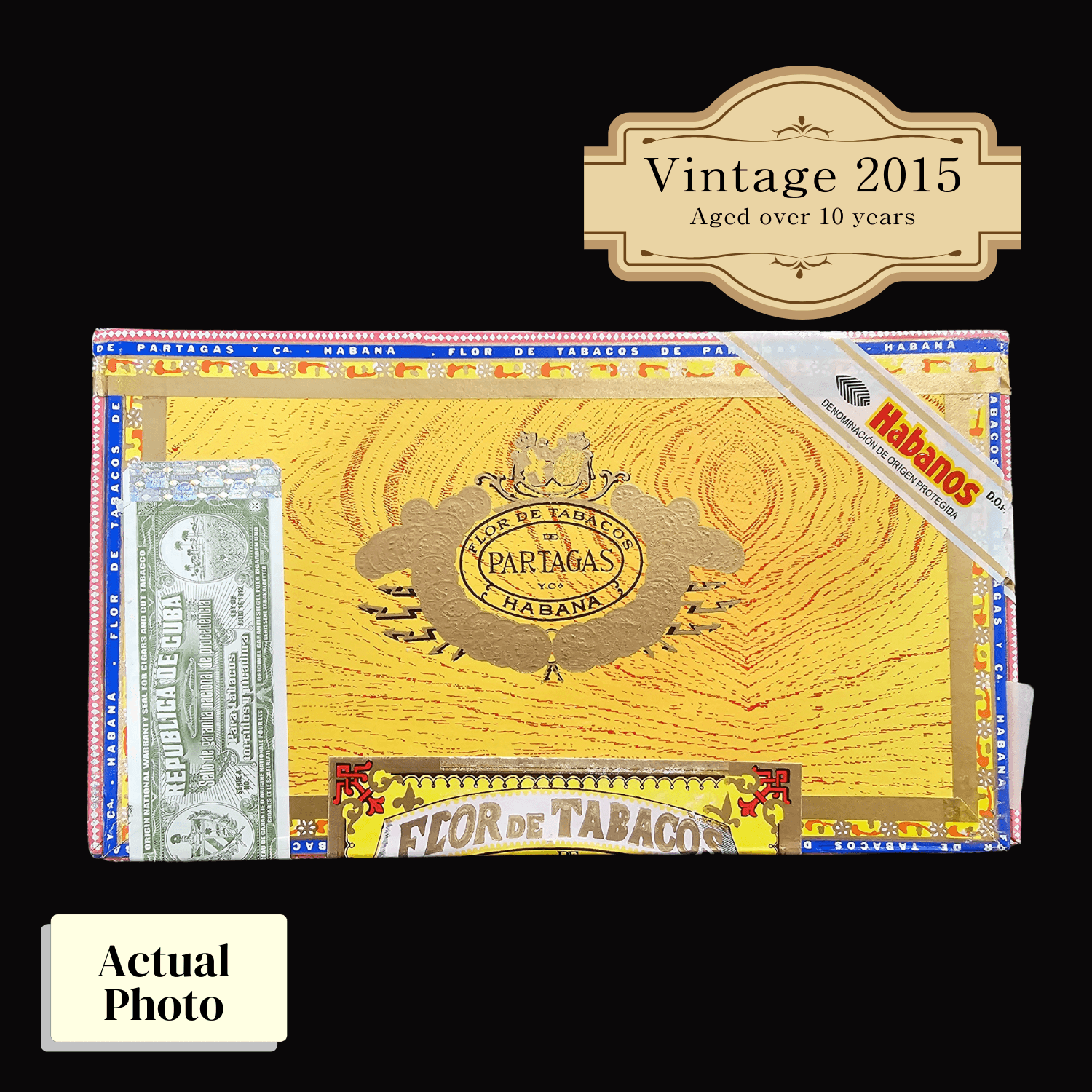 Vintage 2015 | Partagas Shorts | Box 25 (Box Code: GEO ABR 15) - HK CohCigars
