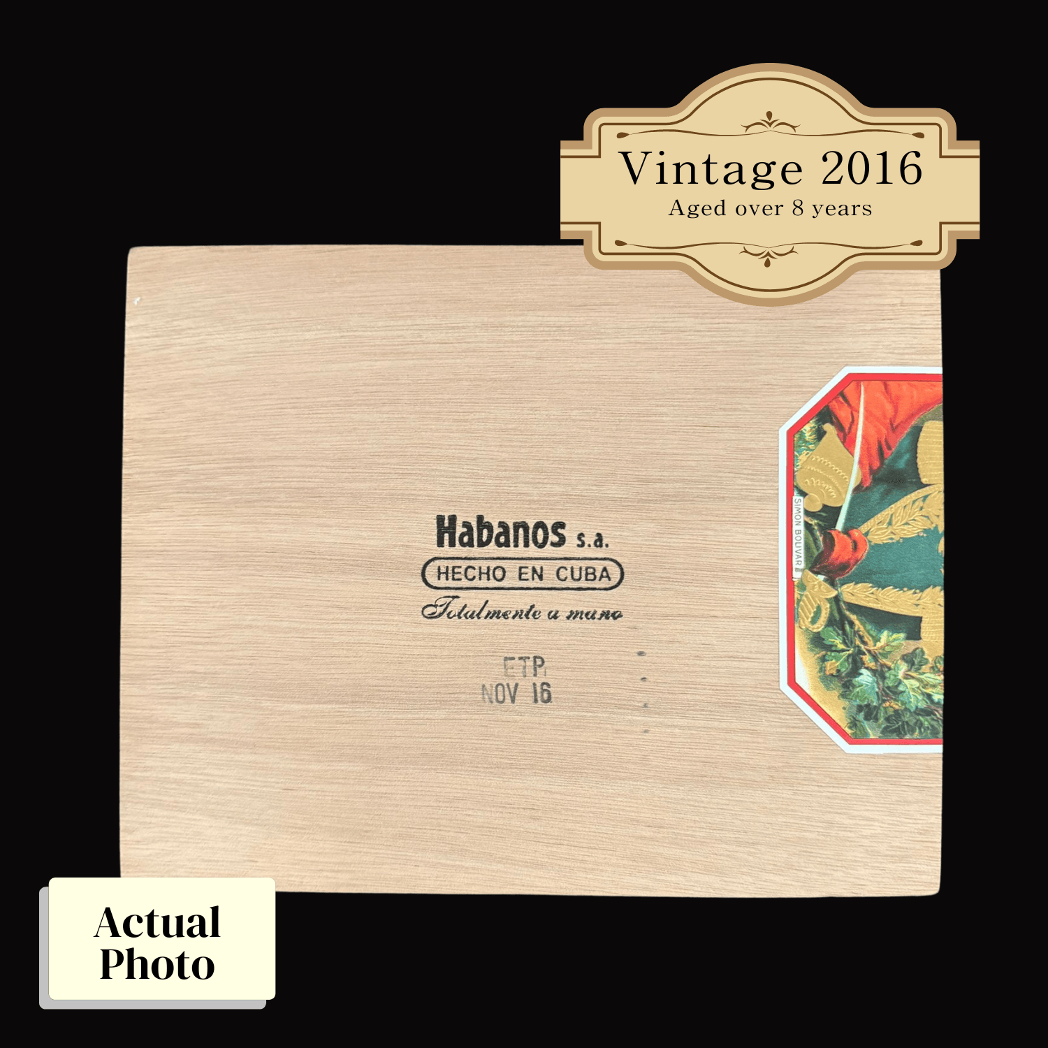 Vintage 2016 | Bolivar Libertador LCDH | Box 10 (Box Code: ETP NOV 16) - HK CohCigars