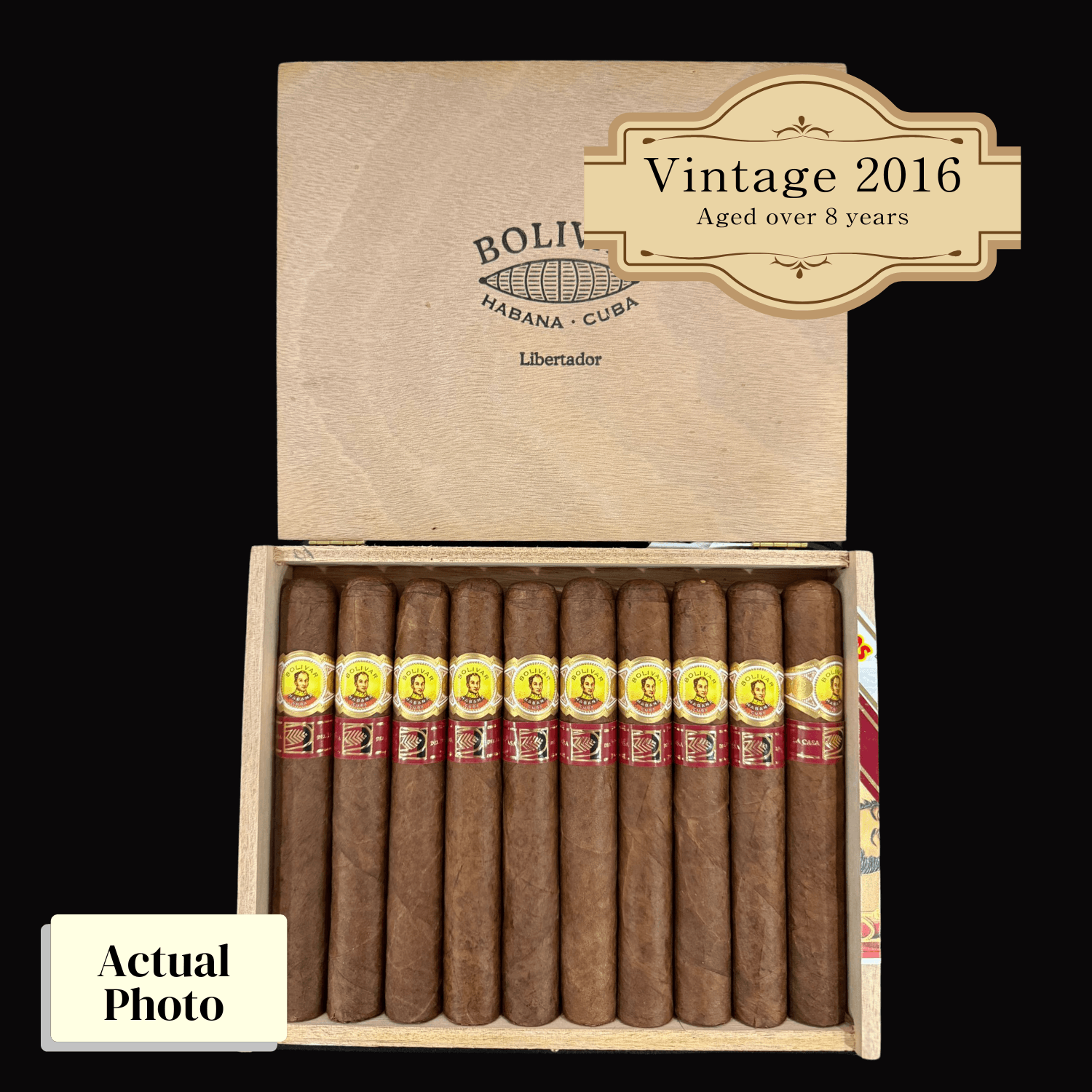 Vintage 2016 | Bolivar Libertador LCDH | Box 10 (Box Code: ETP NOV 16) - HK CohCigars
