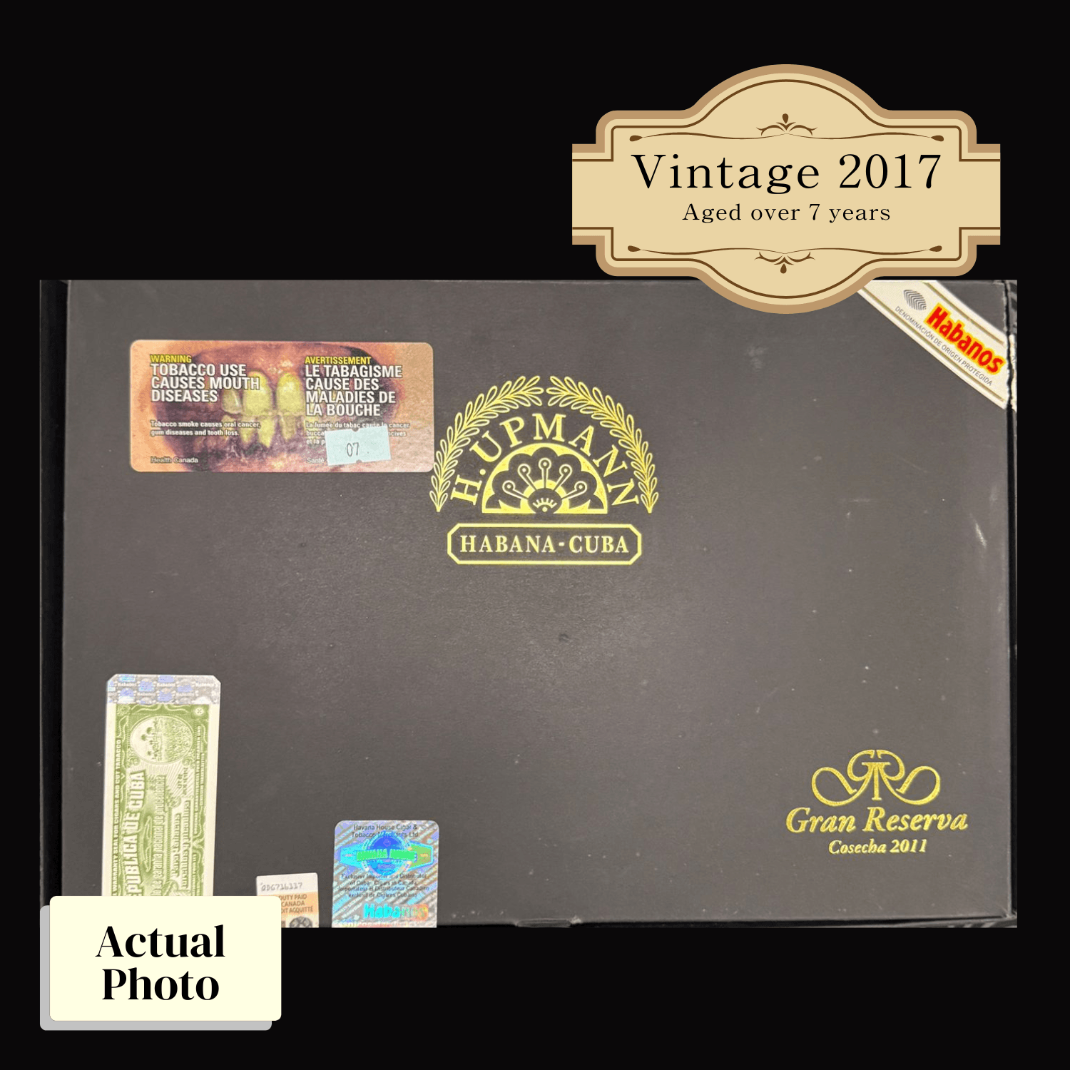 Vintage 2017 | H.Upmann Sir Winston Gran Reserva Cosecha 2011 | Box 15 (Box Code: ATE DIC 17) - HK CohCigars