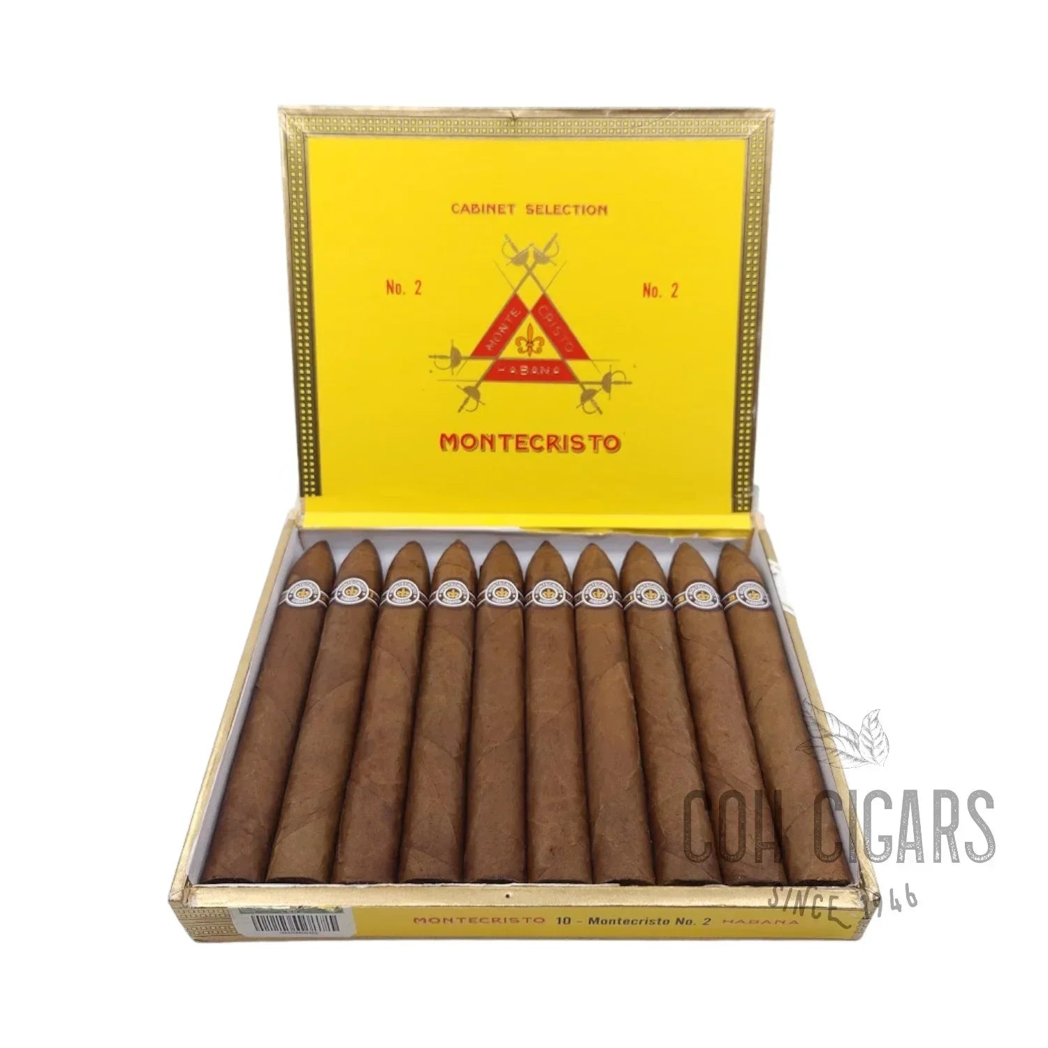 Vintage 2019 | Montecristo Montecristo No.2 | Box 10 - HK CohCigars -雪茄
