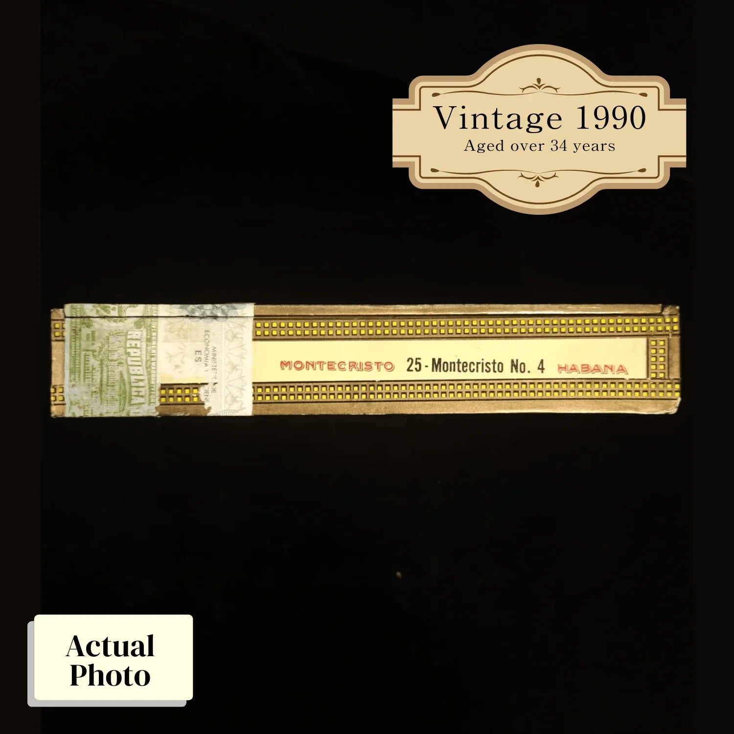 Vintage Circa 1990 | Montecristo No.4 | Box 25 – HK CohCigars