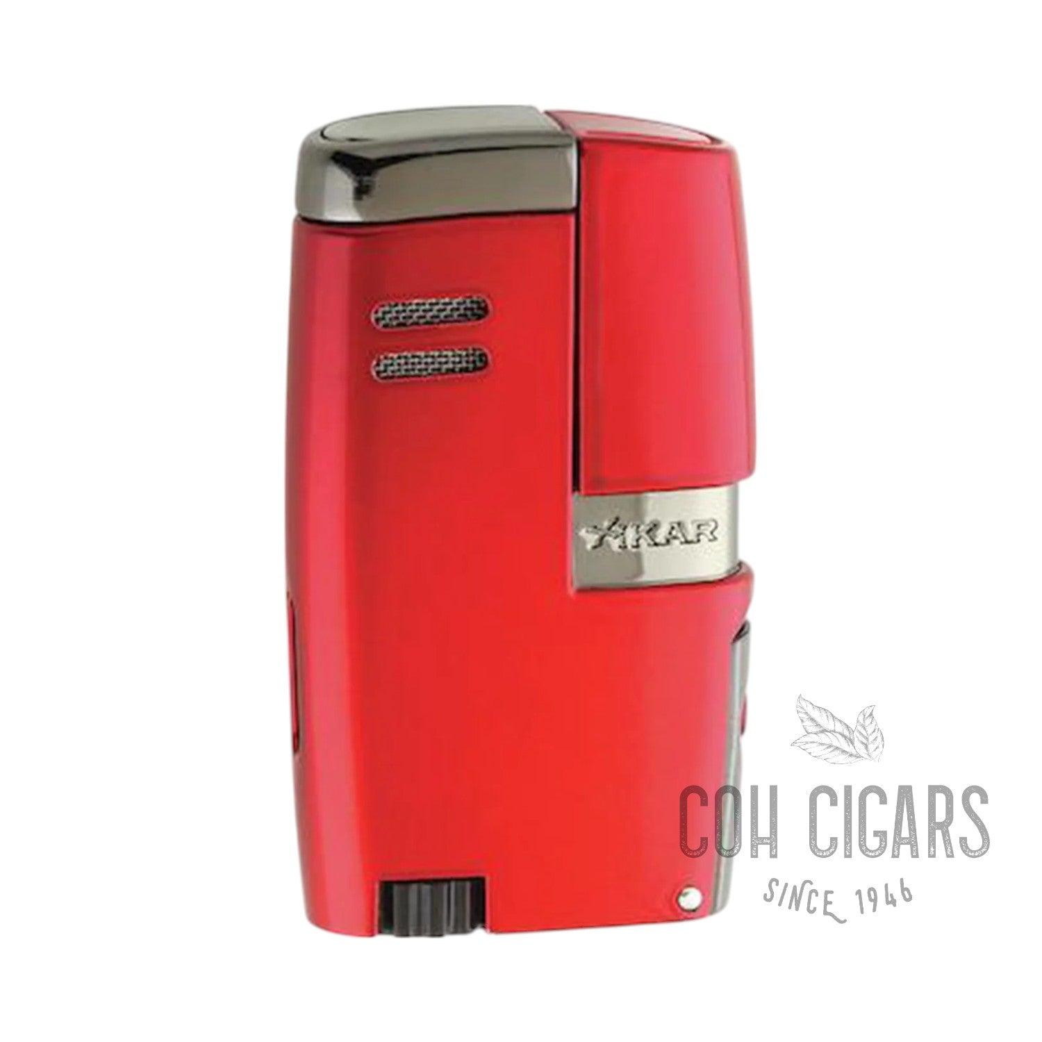 Vitara Lighter Red w/ Gunmetal | 1 PC | Xikar lighter - HK CohCigars -雪茄
