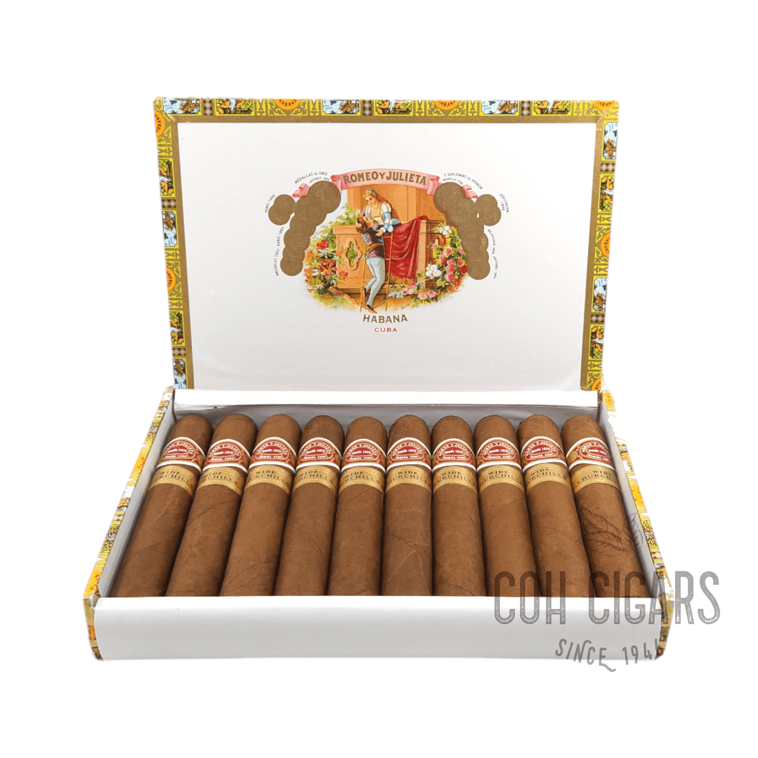 Wide Churchills | Box 10 | Romeo Y Julieta cigar - HK CohCigars