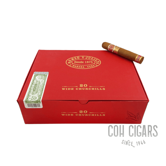 Wide Churchills | Box 20 | Romeo Y Julieta Cigars - HK CohCigars -雪茄