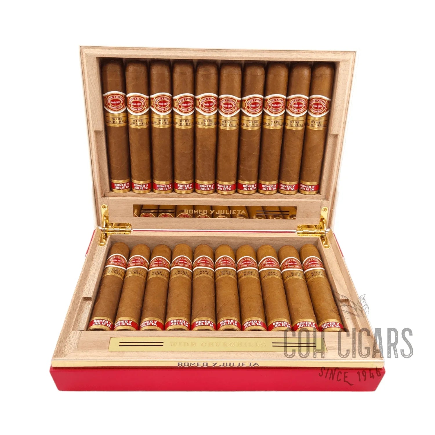 Wide Churchills Travel Humidor | Box 20 | Romeo Y Julieta Cigars - HK CohCigars -雪茄