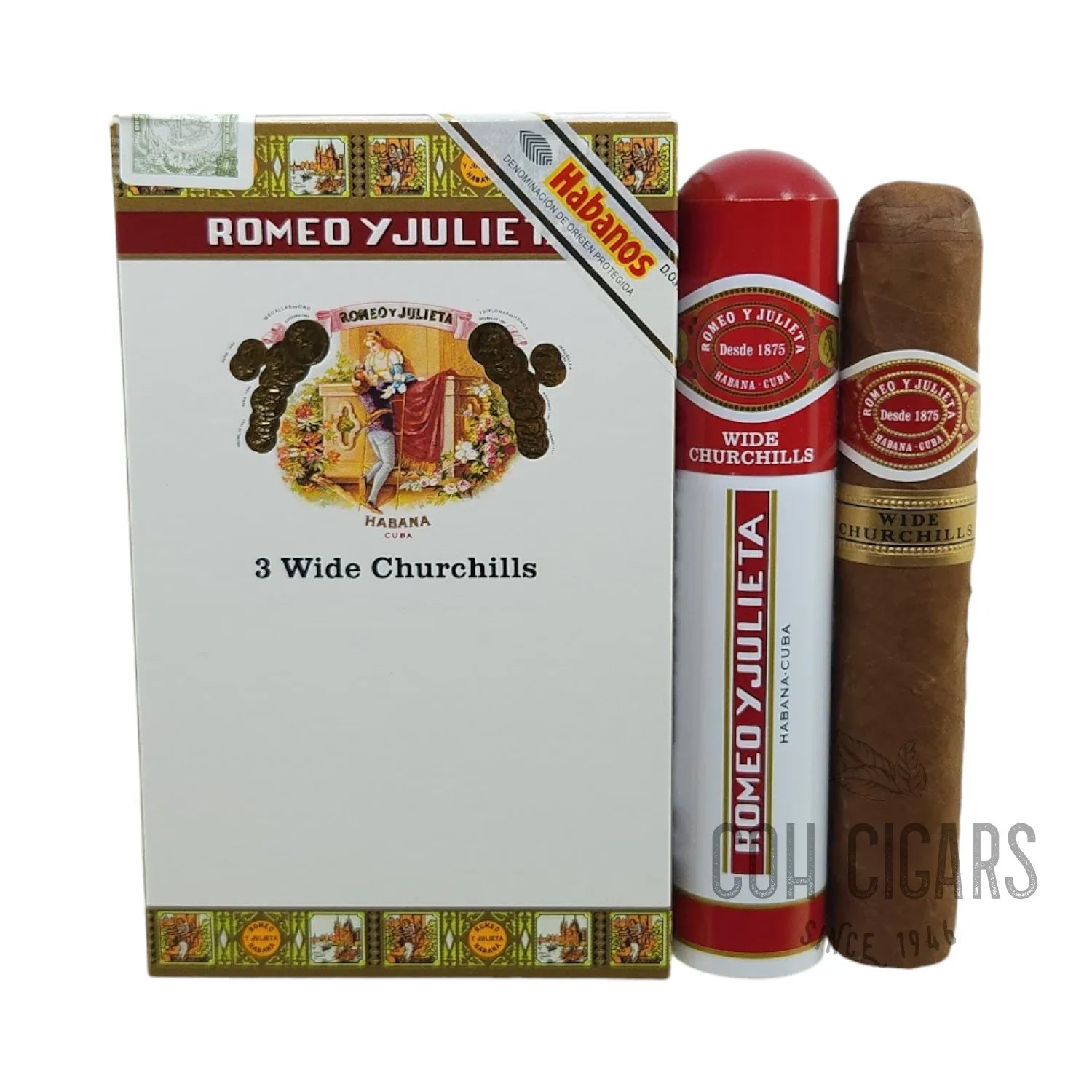 Wide Churchils A/T | Box 3x5 | Romeo Y Julieta cigar - HK CohCigars -雪茄