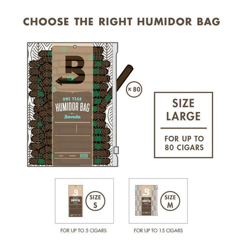 Boveda | One Year Humidor Bag | Large - HK CohCigars