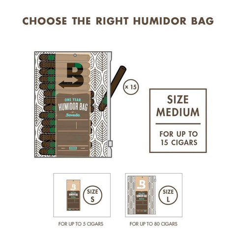 Boveda | One Year Humidor Bag | Medium - HK CohCigars