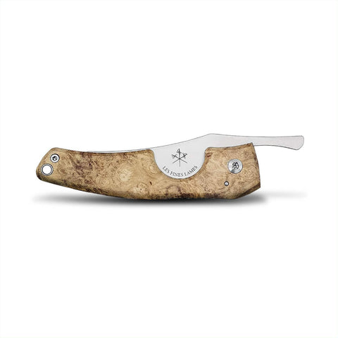 LES FINES LAMES | Cutter LE PETIT - Acacia Burl - HK CohCigars