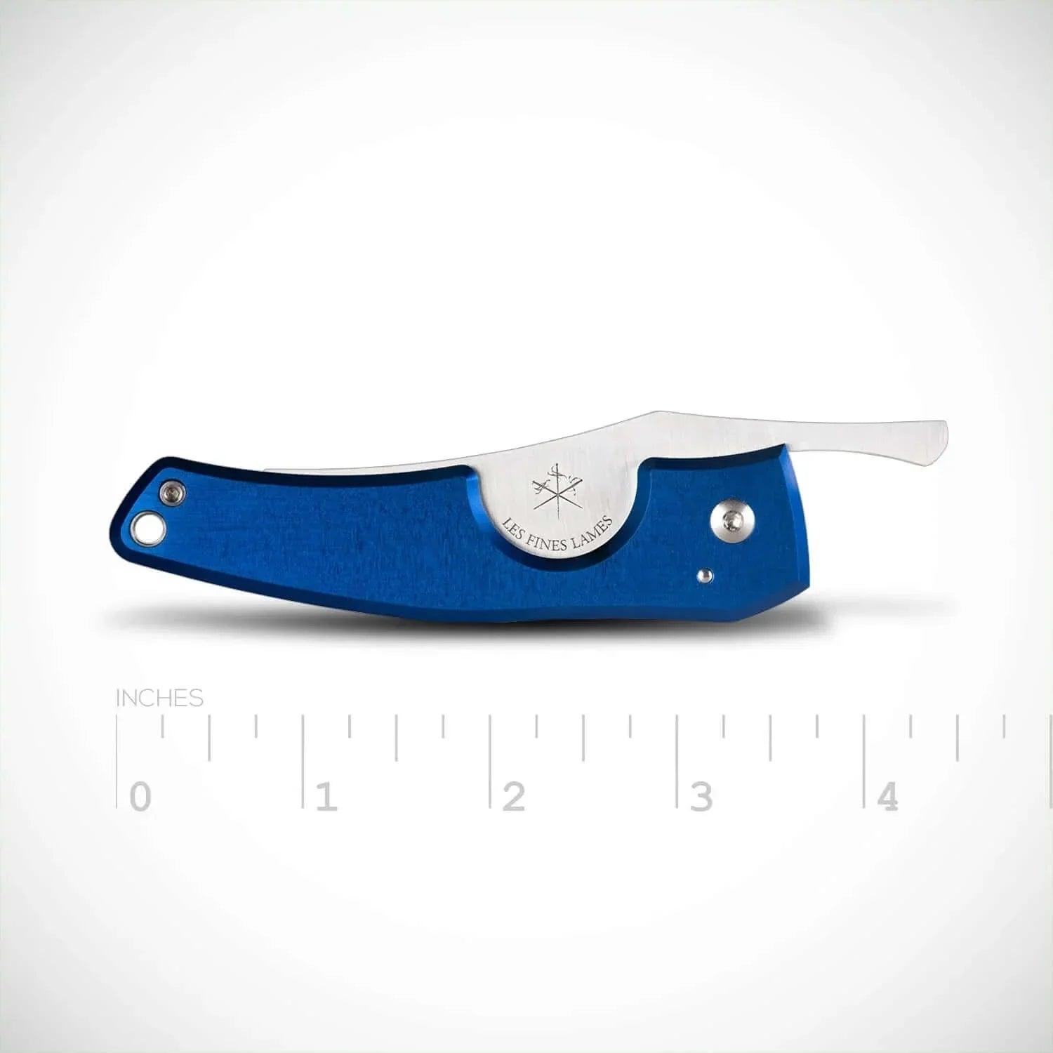 LES FINES LAMES | Cutter LE PETIT - Anodized Aluminium Blue - HK CohCigars