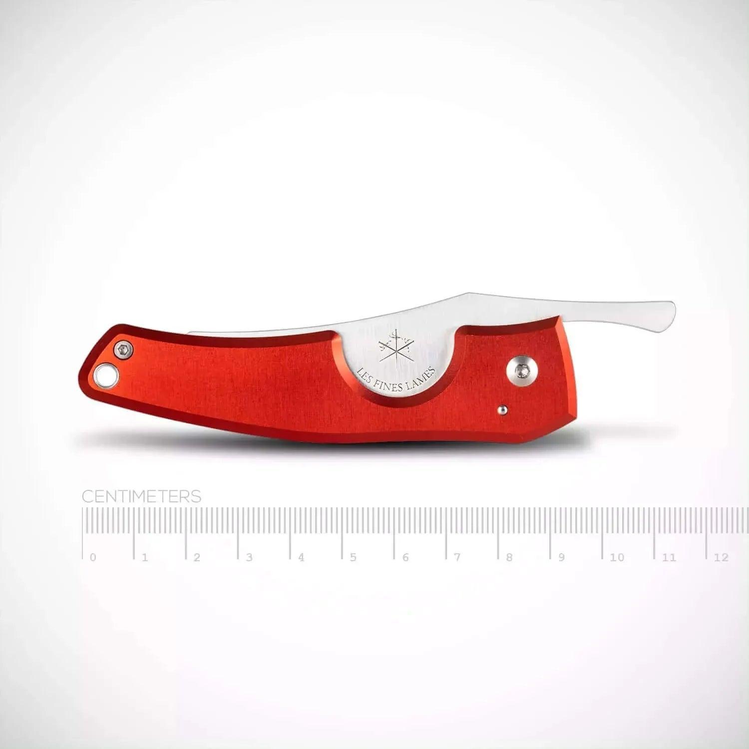 LES FINES LAMES | Cutter LE PETIT - Anodized Aluminium Red - HK CohCigars