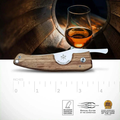 LES FINES LAMES | Cutter LE PETIT - Cognac Barrel - hk.cohcigars
