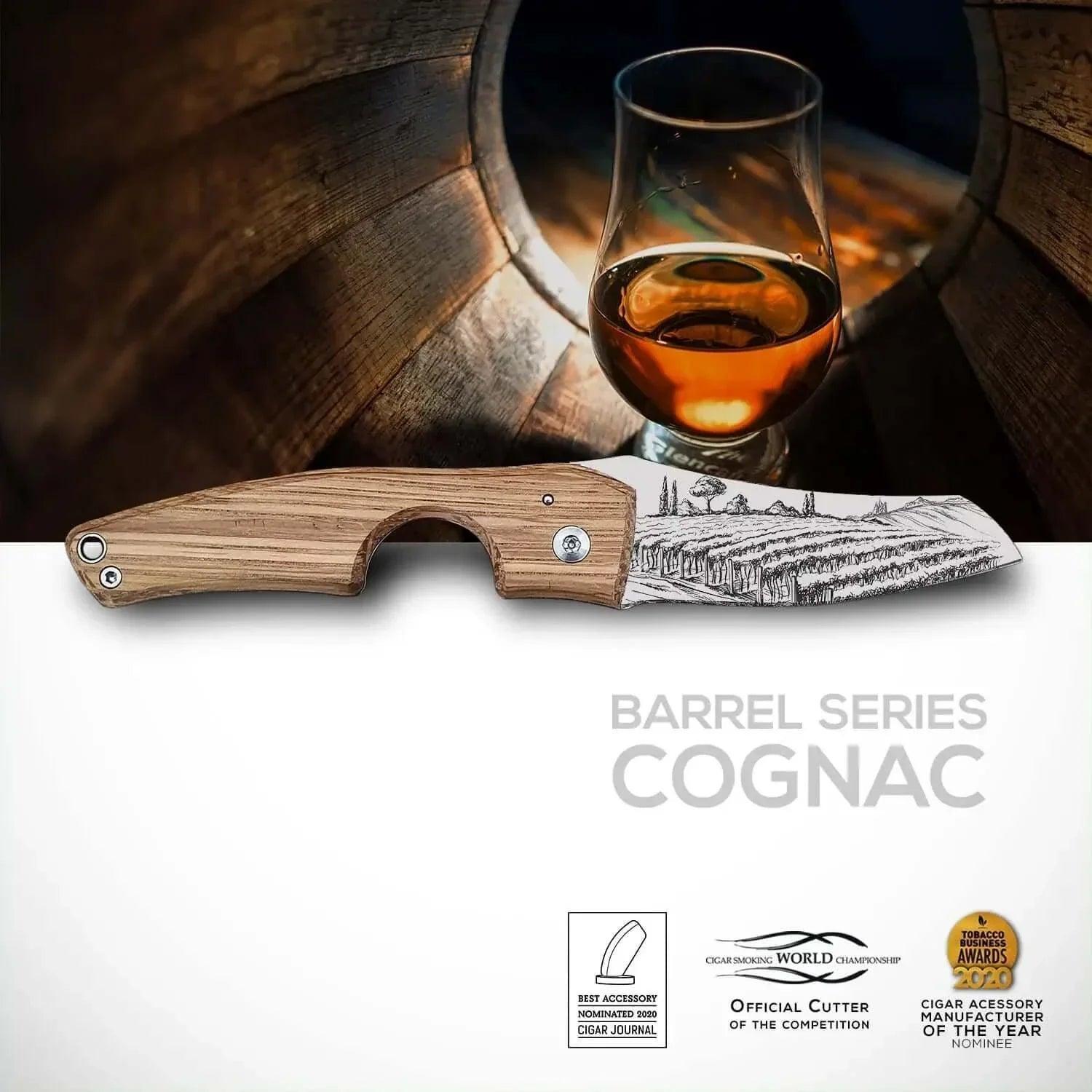LES FINES LAMES | Cutter LE PETIT - Cognac Barrel - HK CohCigars