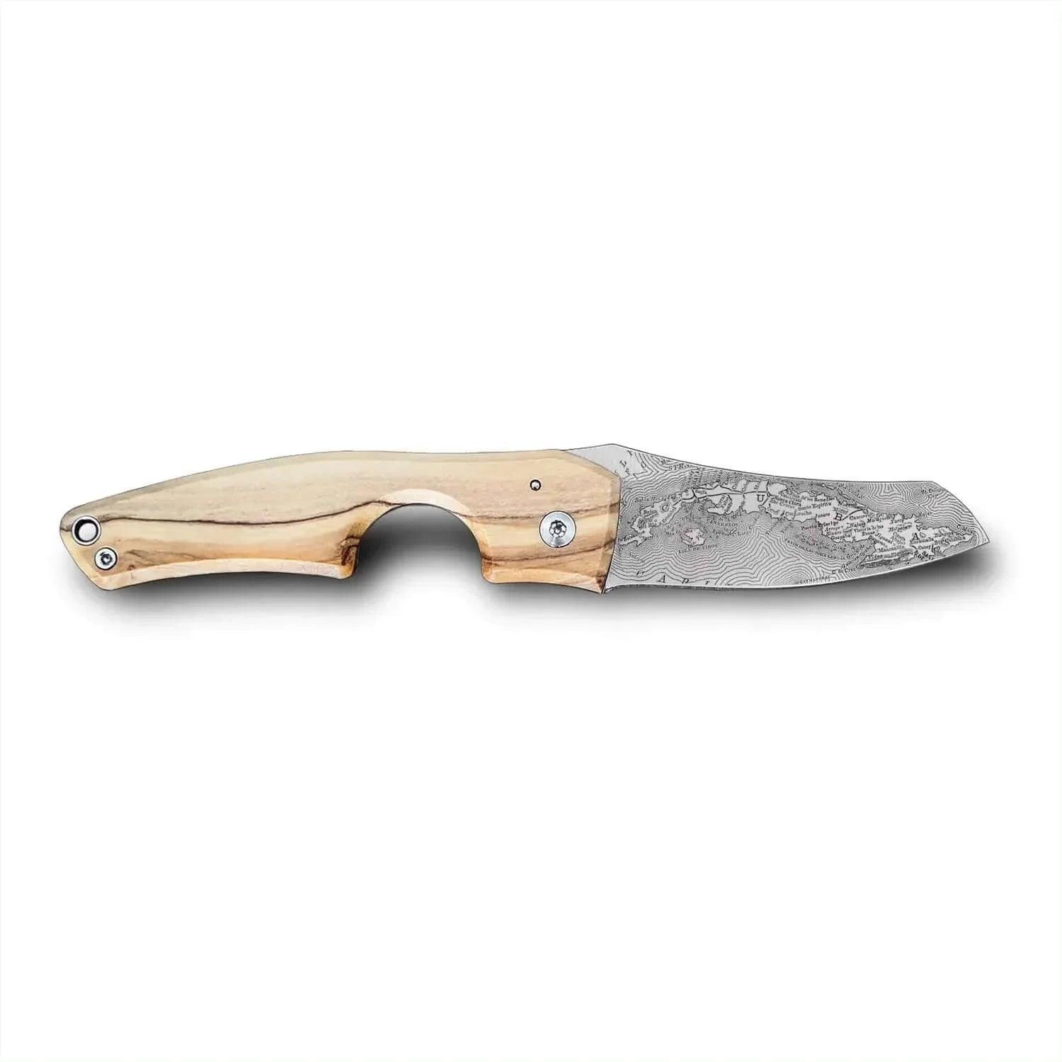 LES FINES LAMES | Cutter LE PETIT - Compass Cuba Olive - HK CohCigars