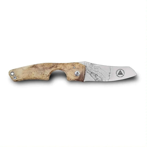 LES FINES LAMES | Cutter LE PETIT - Compass Nicaragua Acacia Burl - HK CohCigars