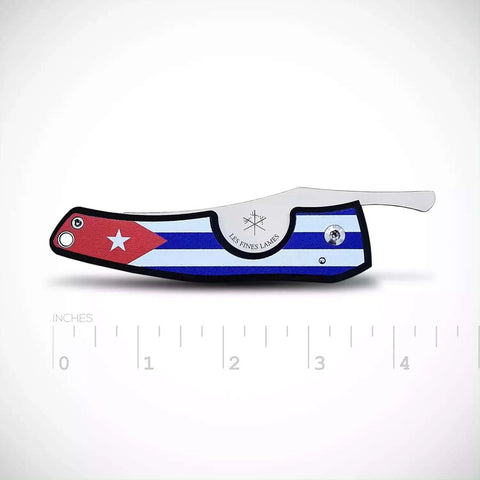 LES FINES LAMES | Cutter LE PETIT - Flag Cuba Dark - HK CohCigars
