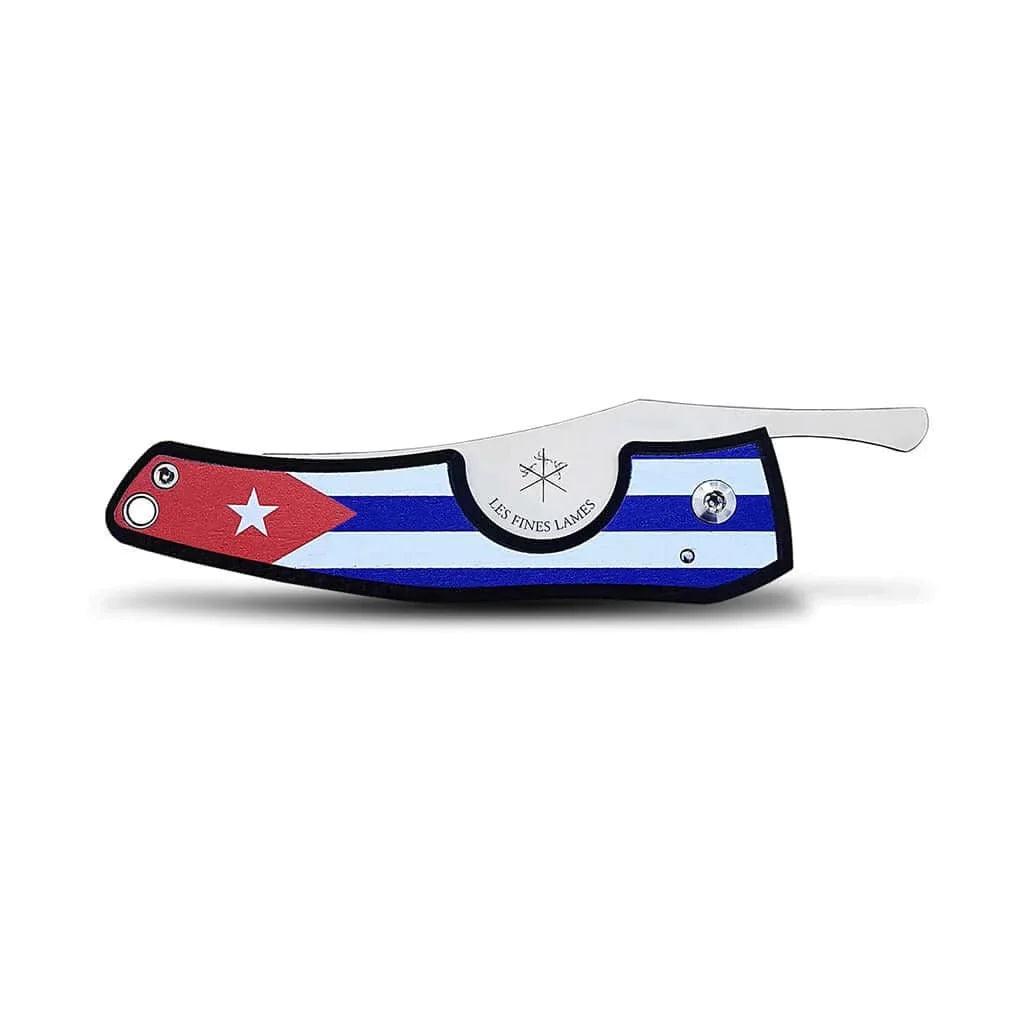 LES FINES LAMES | Cutter LE PETIT - Flag Cuba Dark - HK CohCigars