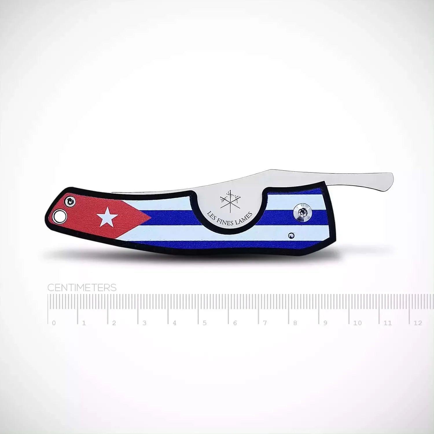 LES FINES LAMES | Cutter LE PETIT - Flag Cuba Dark - HK CohCigars