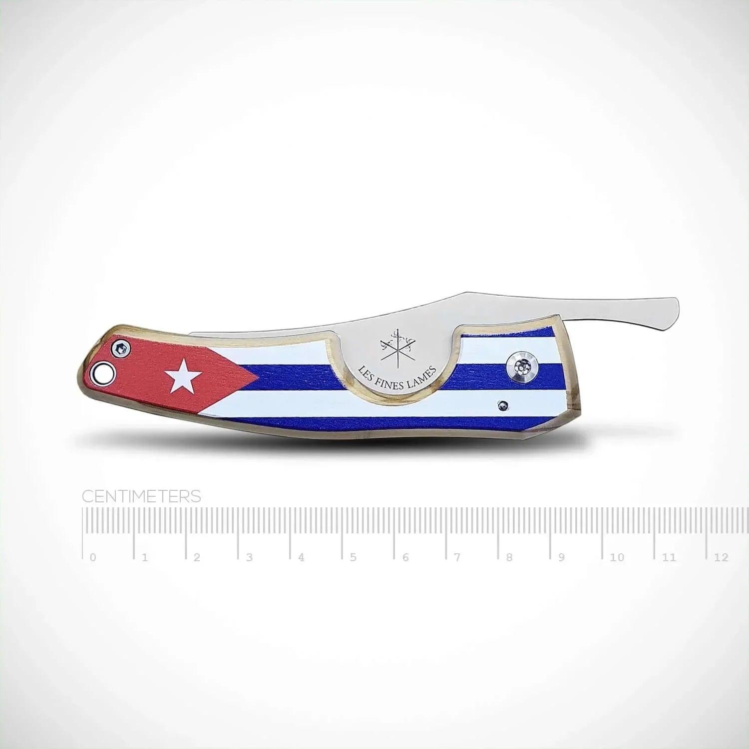 LES FINES LAMES | Cutter LE PETIT - Flag Cuba Light - HK CohCigars