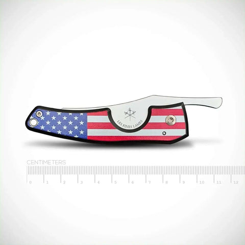 LES FINES LAMES | Cutter LE PETIT - Flag USA Dark - HK CohCigars