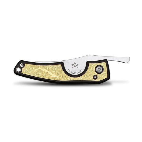 LES FINES LAMES | Cutter LE PETIT - Gold Leaves II - HK CohCigars