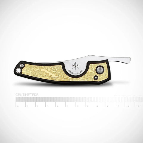 LES FINES LAMES | Cutter LE PETIT - Gold Leaves II - HK CohCigars