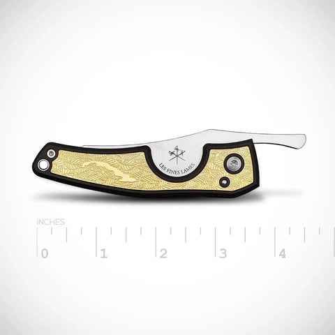 LES FINES LAMES | Cutter LE PETIT - Gold Leaves II - HK CohCigars