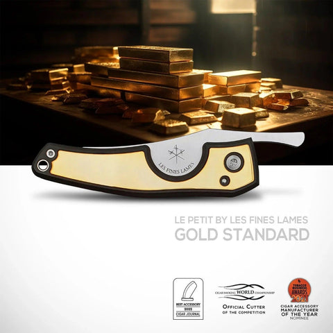 LES FINES LAMES | Cutter LE PETIT - Gold Standard - HK CohCigars