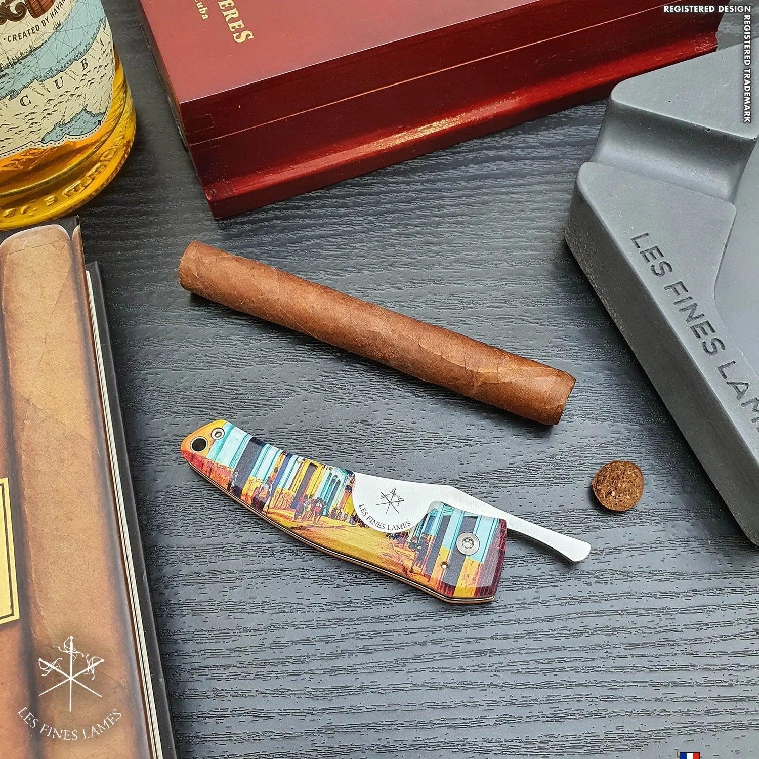 LES FINES LAMES | Cutter LE PETIT Havana Streets Series - Habana Vieja - HK CohCigars