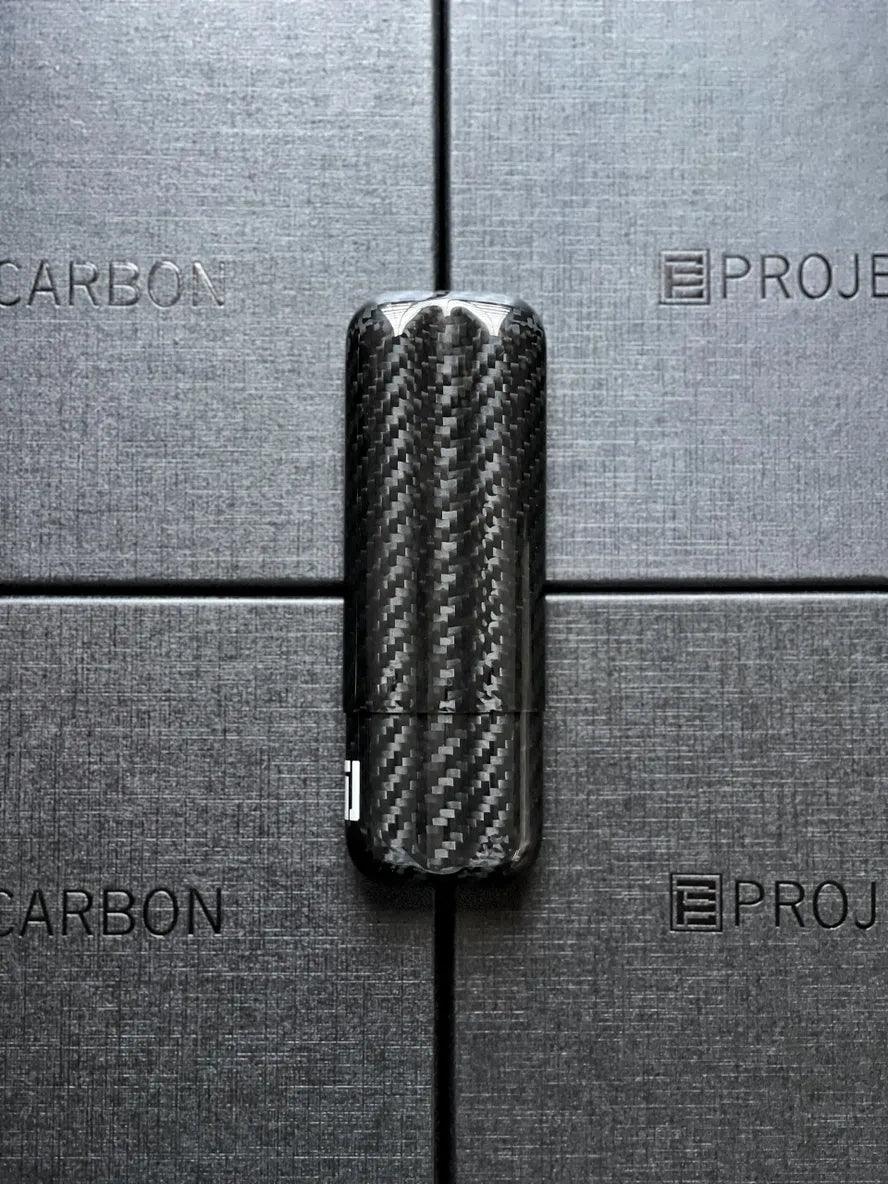 PROJECTCARBON | 4K REAL CARBON FIBER 2 FINGER CASE - LIMITED EDITION - hk.cohcigars